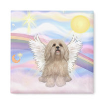 Lhasa Apso magnets by dogartgifts Lhasa Apso magnets
