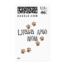 Lhasa Apso Mom Postage Stamps