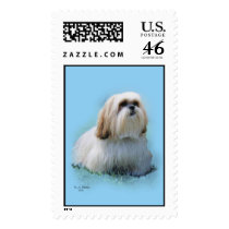 Lhasa Apso Postage Stamp
