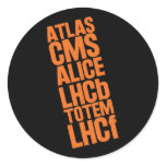 LHC Detectors Round Stickers