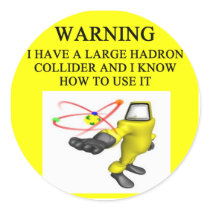 LHC large hadron collider Sticker