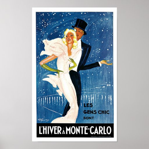 L'Hiver a Monte Carlo Print