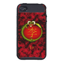 Li Monogram Dragon Cases For iPhone 4