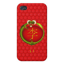 Li Monogram Dragon iPhone 4/4S Covers