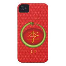 Li Monogram Snake iPhone 4 Case-Mate Case