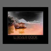 Li River Dock poster posters