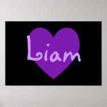 Liam in Purple Posters