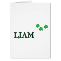 Liam Irish Name cards