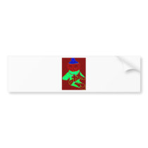 Liam, The Gangsta Alien Ghost Bumper Sticker
