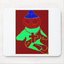 Liam, The Gangsta Alien Ghost mousepads