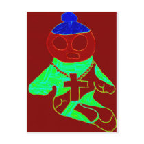Liam, The Gangsta Alien Ghost postcards