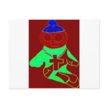 Liam, The Gangsta Alien Ghost postcards