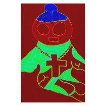 Liam, The Gangsta Alien Ghost Stationery Design