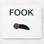 Liam's Unibrow mousepads
