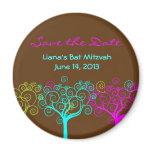 Liana Claire Bat Mitzvah Save the Date Magnets