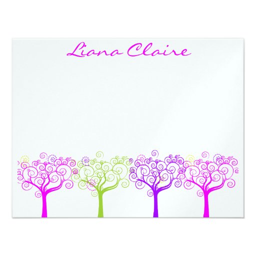 Liana Claire Shimmery Bat Mitzvah Sweet 16 Thank Announcements