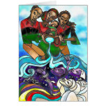 'Libation' blank card
