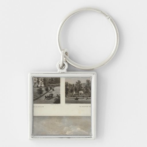 Libby, Halstead residences Key Chains