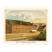 Libby Prison, by E. Sachse & Company 1865 posters