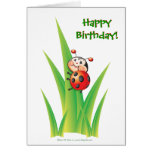 Libby the Ladybug Birthday Card