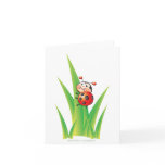 Libby the Ladybug Note Card