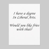 Liberal Arts postcards