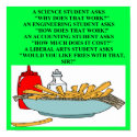 liberal arts science fast food joke posters by jimhartley liberal arts science fast food joke posters