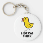 Liberal Chick Keychain