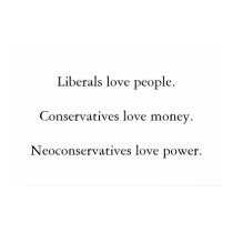 Liberal Conservative Neoconservative posters