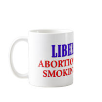 Liberal Logic: Smoking Is Murder Coffee Mug