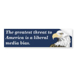 Liberal Media Bias (Smith) bumpersticker
