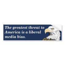 Liberal Media Bias (Smith) bumper stickers by OBumper Liberal Media Bias (Smith) bumper stickers