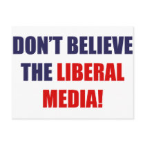 Liberal Media Postcard