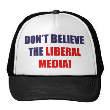 Liberal Media Trucker Hats