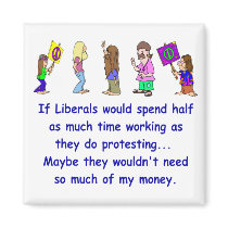 Liberal Protester Magnet by jhimages Liberal Protester Magnet