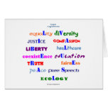 Liberal Values cards