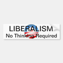 Liberalism II Bumper Sticker