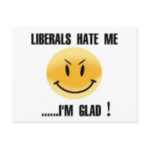 LIBERALS HATE ME postcards by THE_WIZARDESS LIBERALS HATE ME postcards
