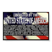 "Liberated By America" posters by oldGlory "Liberated By America" posters