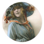 Liberated Woman Round Stickers