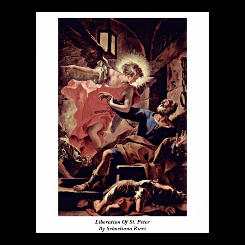 Liberation Of St. Peter By Sebastiano Ricci Print