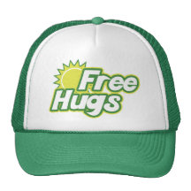 Libere la novedad de los abrazos gorros bordados