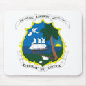 Liberia Coat of Arms Mousepad