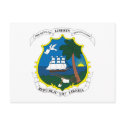 Liberia Coat of Arms Postcard