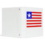 Liberia Flag Vinyl Binder