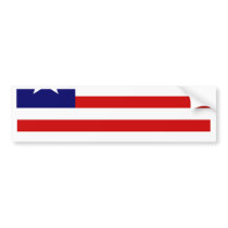Liberia Flag bumper stickers