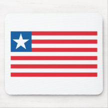 Liberia Flag Mousepad