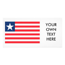 Liberia Flag photo cards by flagshirts Liberia Flag photo cards