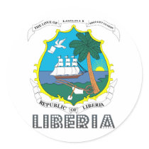 Liberian Emblem stickers