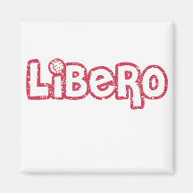 Libero Volleyball Magnet